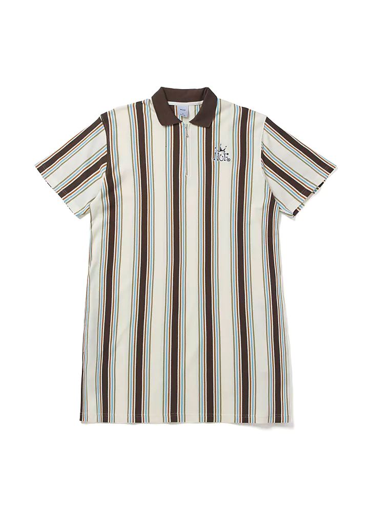 Crown Polo Knit Dress (Off White)
