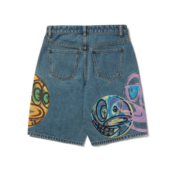 HUF x Kenny Scharf | Spray Guys Denim Short (Multi)