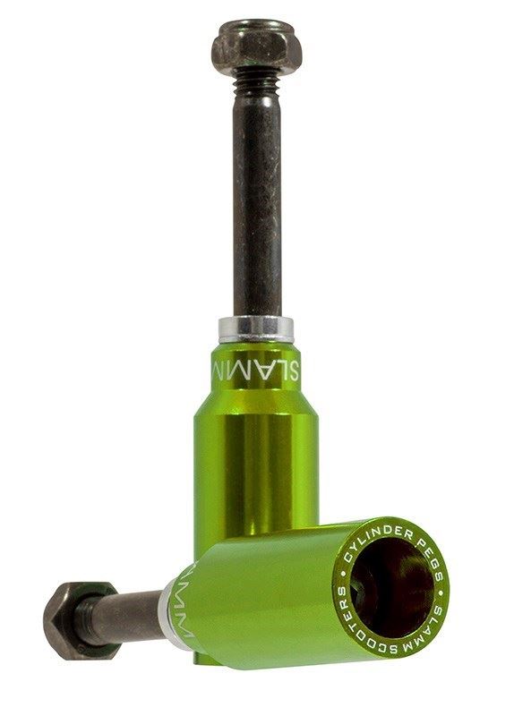 Slamm Scooter Cylinder Pegs - Green - Skatewarehouse.co.uk