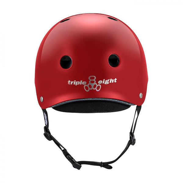 Triple Eight Helmet Deep Cover - Red Glossy