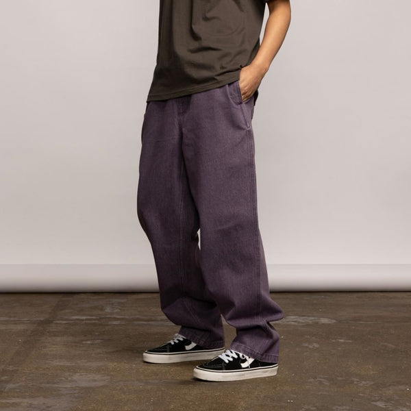 Santa Cruz Womens Pant Opus Dot Balloon - Purple Denim - Skatewarehouse.co.uk