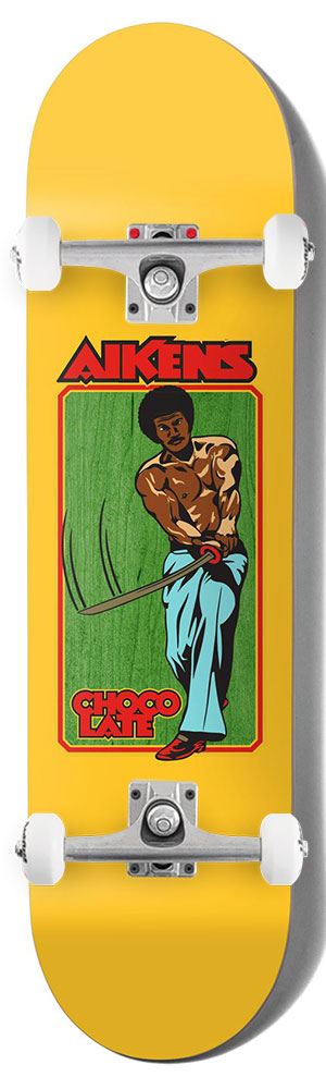 Chocolate Kung-Fu Carlisle Yellow Carl Aikens x Venom Custom Complete Skateboard - 8.0