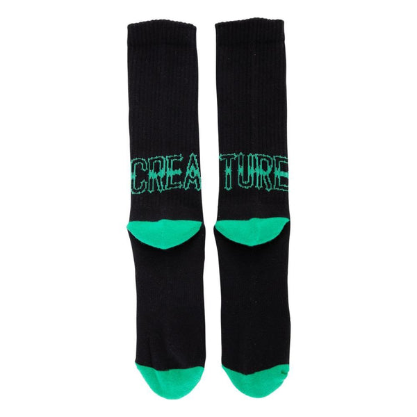 Creature Socks Drop Out Black - 9-11 - Skatewarehouse.co.uk