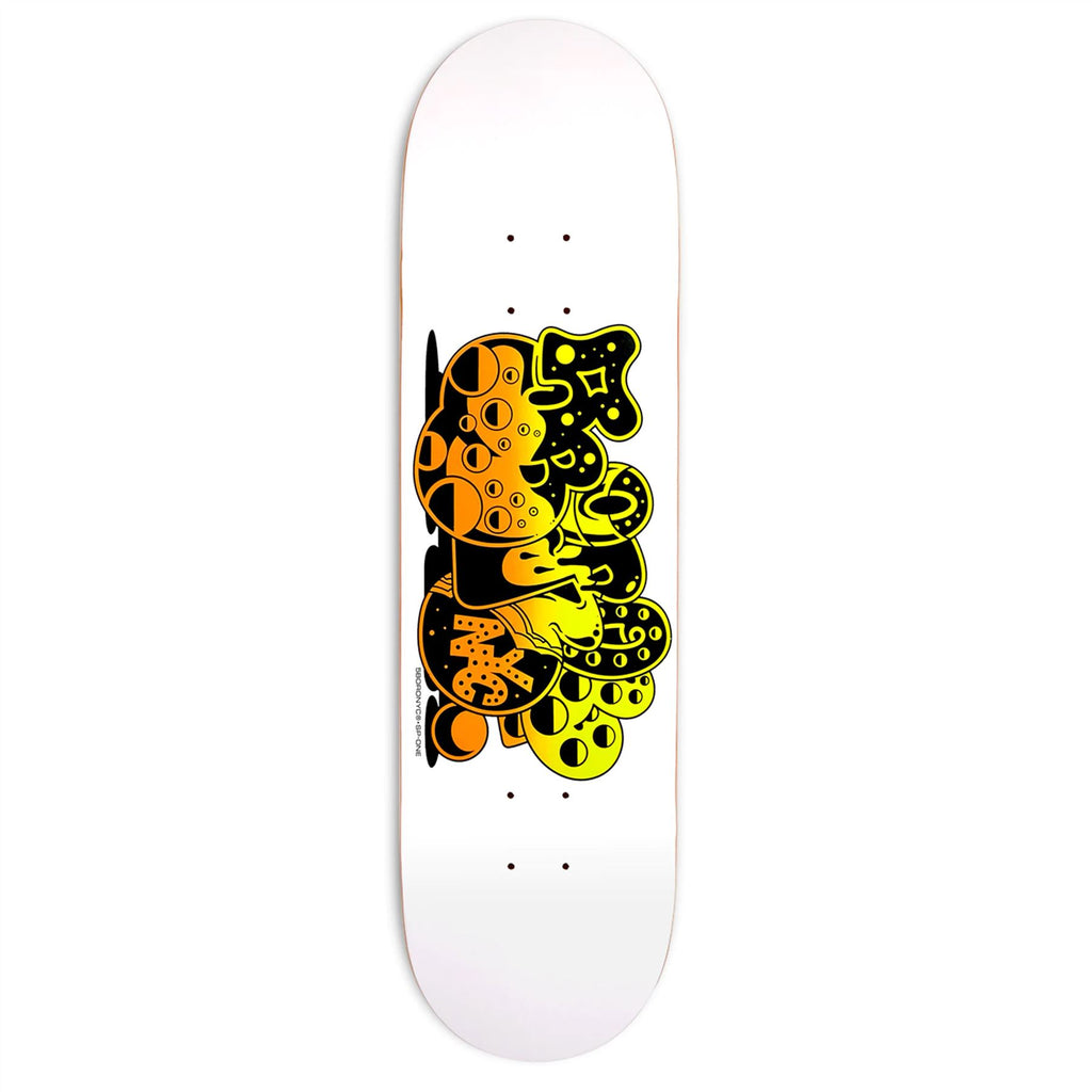 5Boro x SPONE Bubble Orange/ Yellow x Skateboard Deck - 5.0" - Skatewarehouse.co.uk