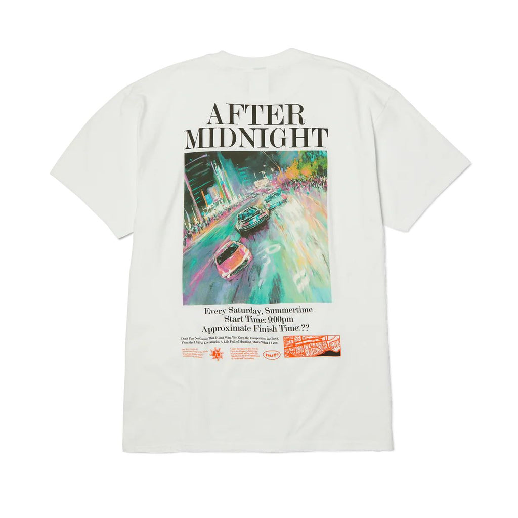 HUF After Midnight S / S Tee (White) - M