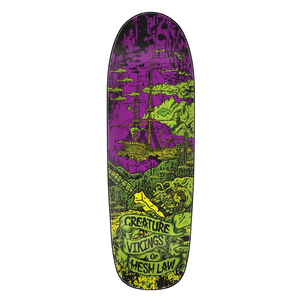 Creature Team Viking of The Hesh Law XX Skateboard Deck - 9.55" - Skatewarehouse.co.uk