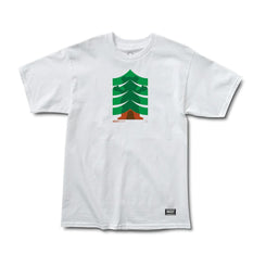 Grizzly Strong Branches SS Tee White - Skatewarehouse.co.uk
