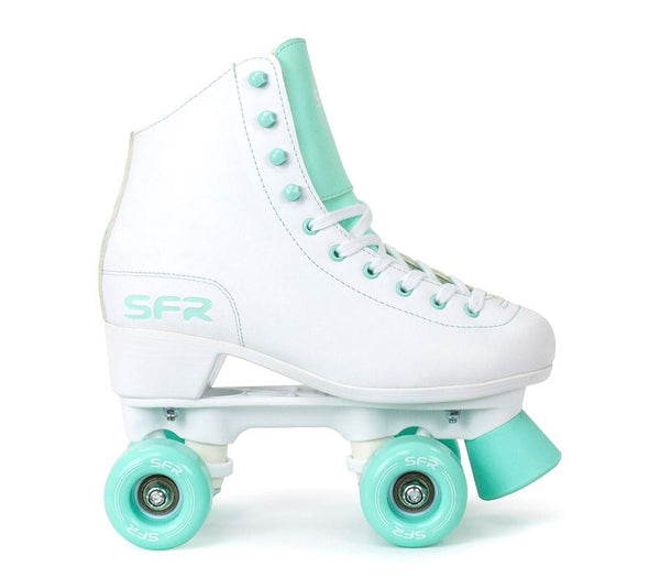 SFR Figure Children's Quad Skates - White / Green - Skatewarehouse.co.uk