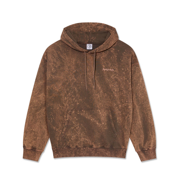 Polar Skate Co Acid Frank Hoodie | Surf Logo (Brown) - S