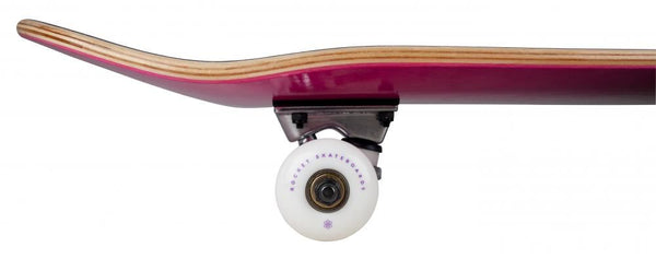 Rocket Skateboard Double Dipped Purple Complete Skateboard - 7.75