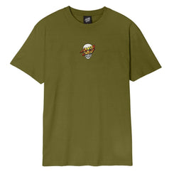 Santa Cruz T-Shirt Dressen Skull Dot Front - Sea Kelp - Skatewarehouse.co.uk