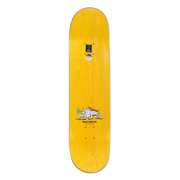 Polar Skate Co Shin Sanbongi - Bongi Boy - Yellow Skateboard Deck - 8.25