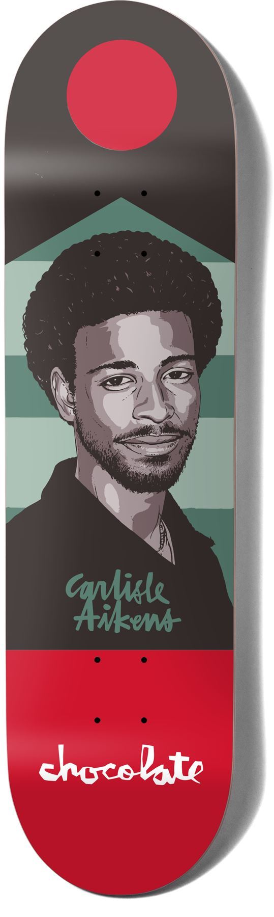 Chocolate Hecox Portrait Carl Aikens x Venom Custom Complete Skateboard - 8.25
