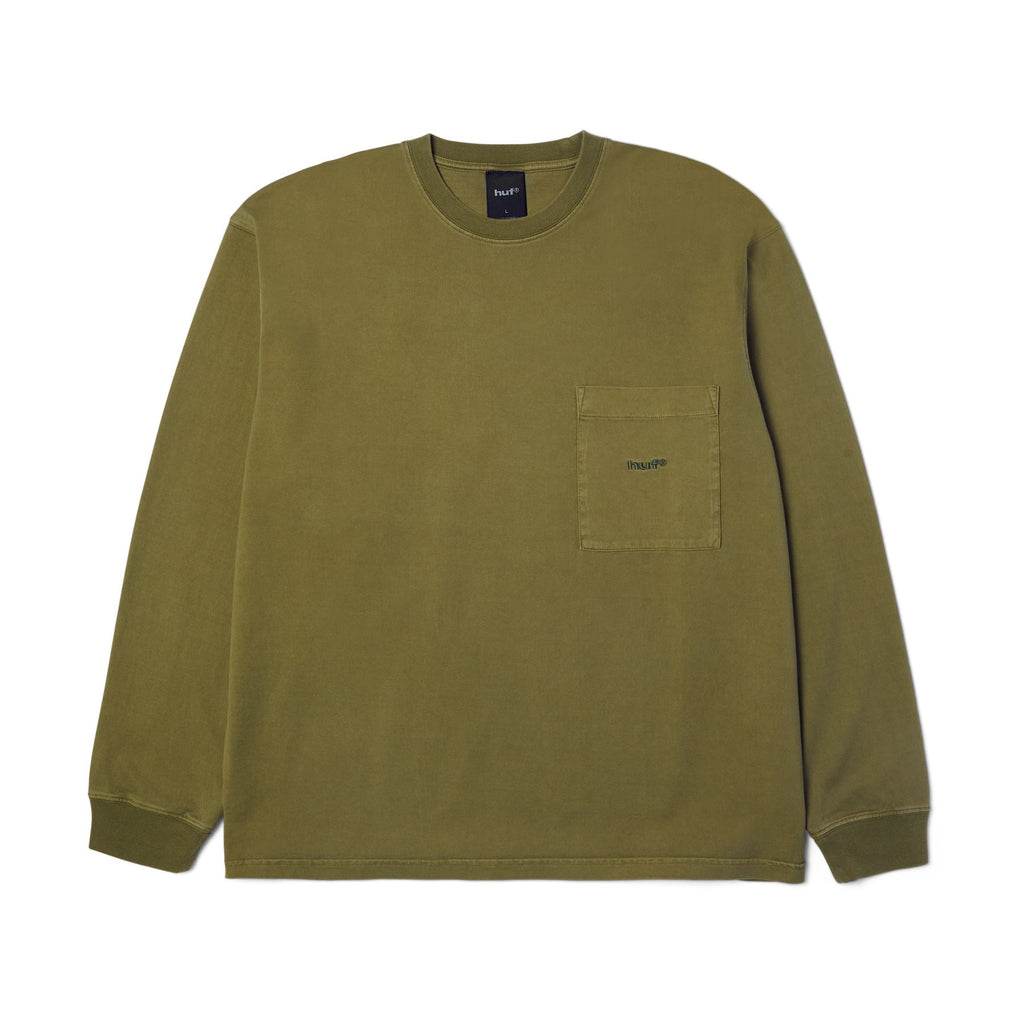 HUF 89 Heavyweight LS Knit Top (Olive)