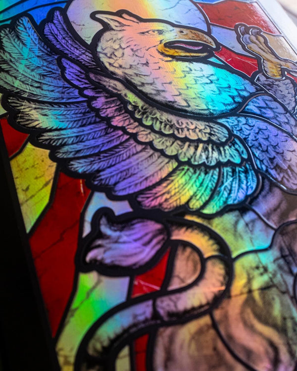 Zero Skateboard Stained Glass Brandon Burleigh Skateboard Deck - 8.5