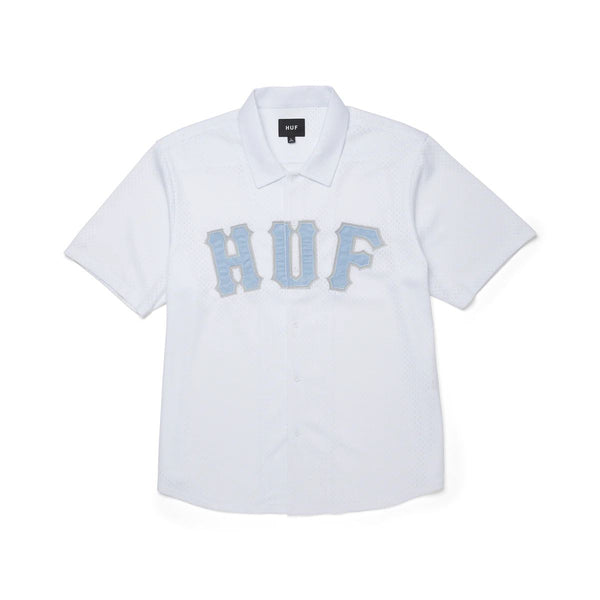 HUF Arch Mesh Button Up (White)