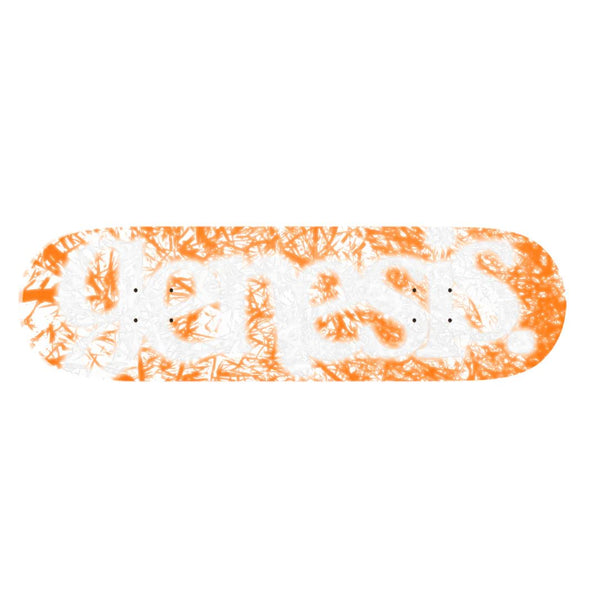 Genesis Glow Grass Text Skateboard Deck - 8.5