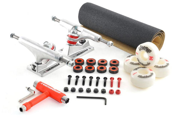 Venom Skateboards Core Wheels & Trucks Undercarriage Kit - 5.0