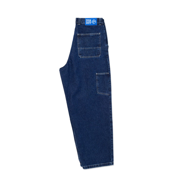 Polar Skate Co Big Boy Work Pants (Dark Blue w / White Stitching)