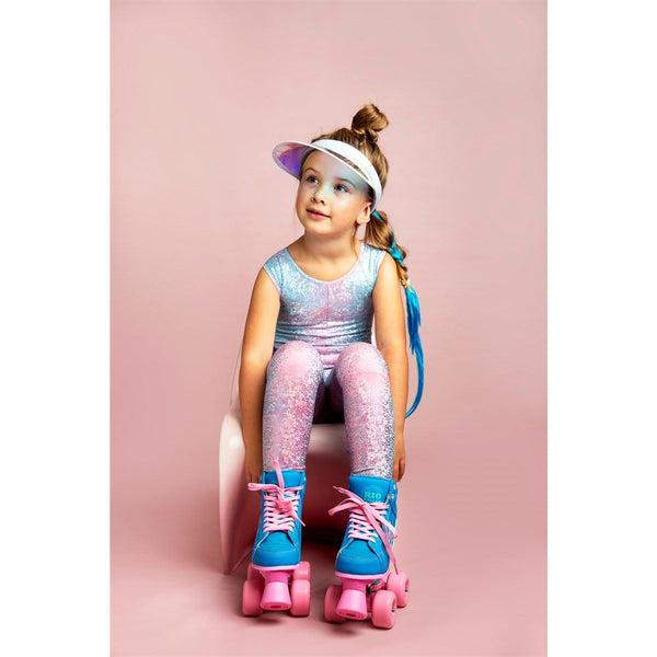 Rio Roller Lumina Quad Skates - Blue / Pink - Skatewarehouse.co.uk