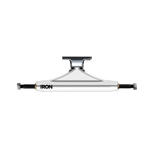 Iron 149mm High White Skateboard Trucks (Pair)