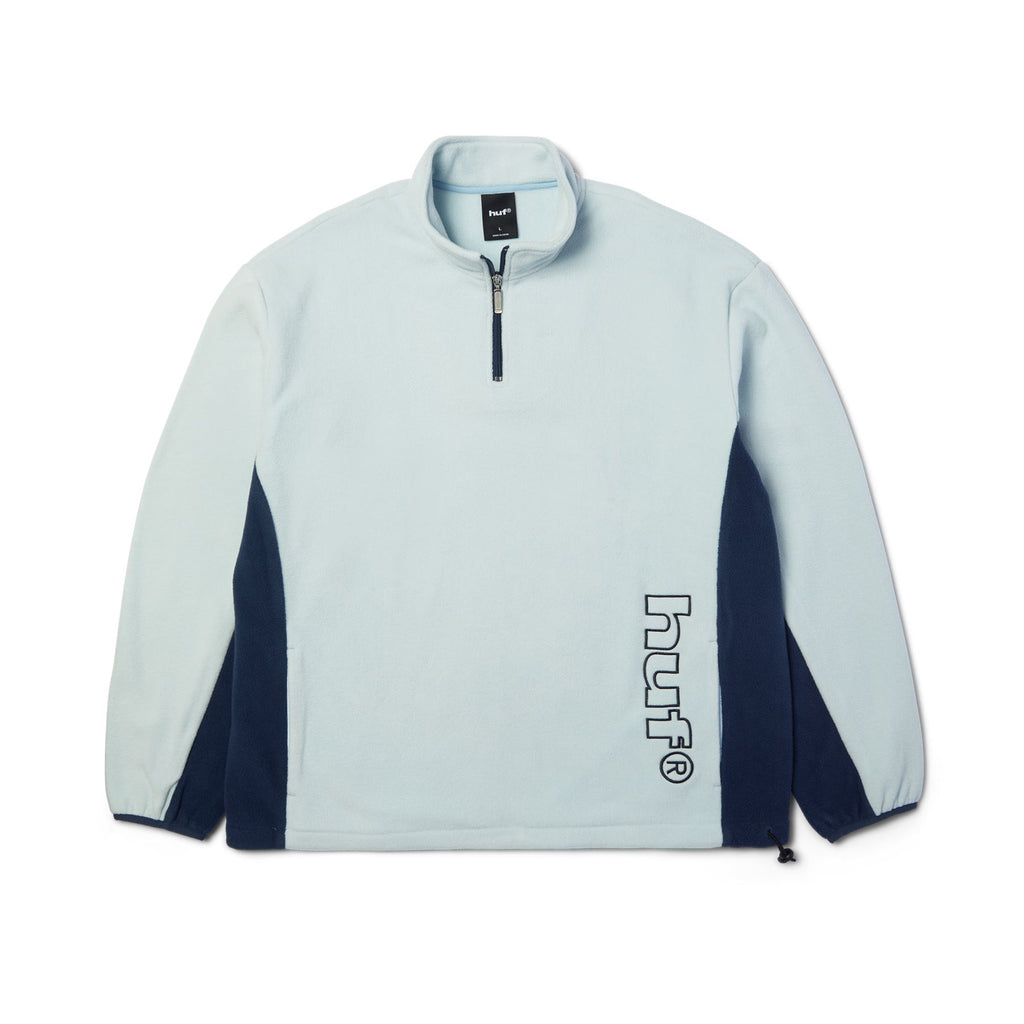 HUF Basecamp Quarter Zip Polar Fleece (Sky Blue)