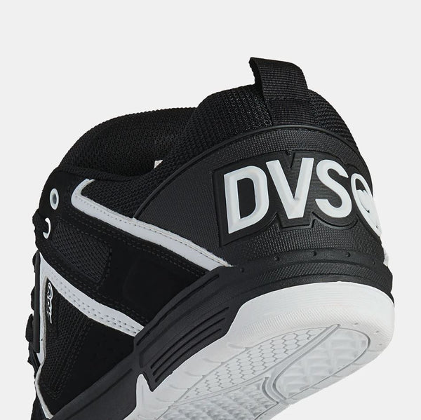 DVS Comanche Skate Shoes Black White - Skatewarehouse.co.uk