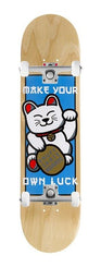 Enuff Designer - 8.25" - Lucky Cat Natural x Venom Custom Complete Skateboard - 8.25"