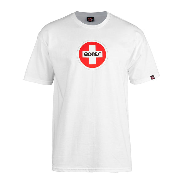 BONES Circle Tee White - Skatewarehouse.co.uk