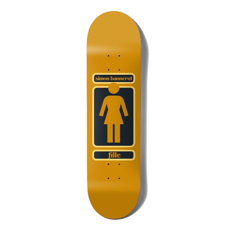 Girl Til W44D3 Simon Bannerot Skateboard Deck - 8.5" - Skatewarehouse.co.uk