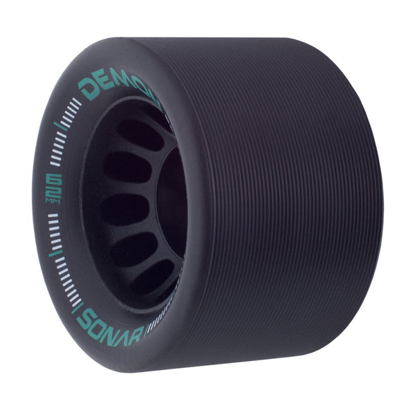 Sonar (4) Demon Edm - Black / 95a Skateboard Wheels - 62mm