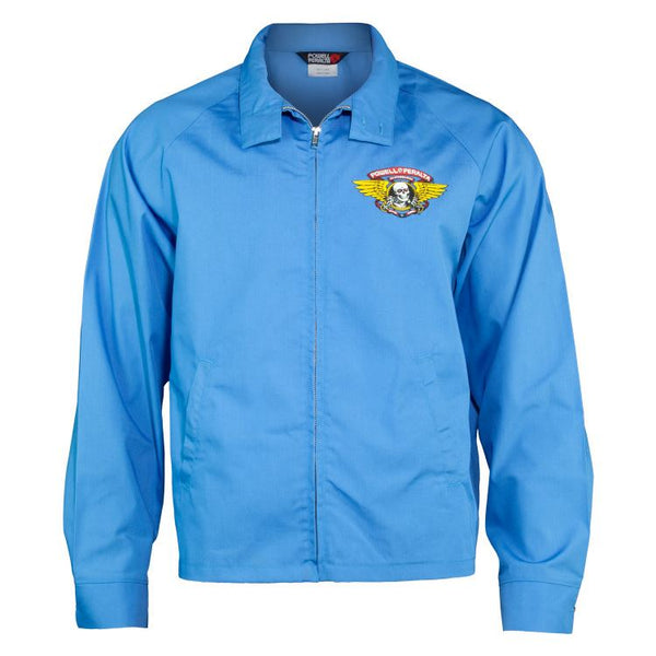 Powell Peralta Winged Ripper Jacket Postal Blue - Skatewarehouse.co.uk