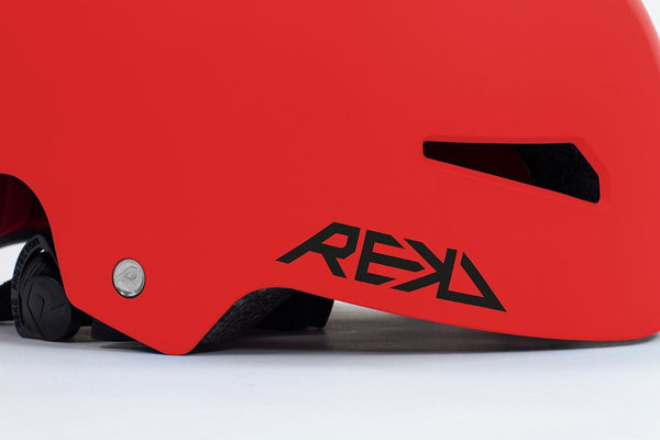 REKD Elite 2.0 Skateboard Skate Scooter BMX Helmet - Red - Skatewarehouse.co.uk