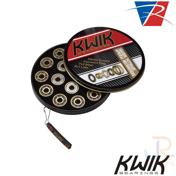 Kwik Swiss Nitride (Set 16) Skateboard Bearings