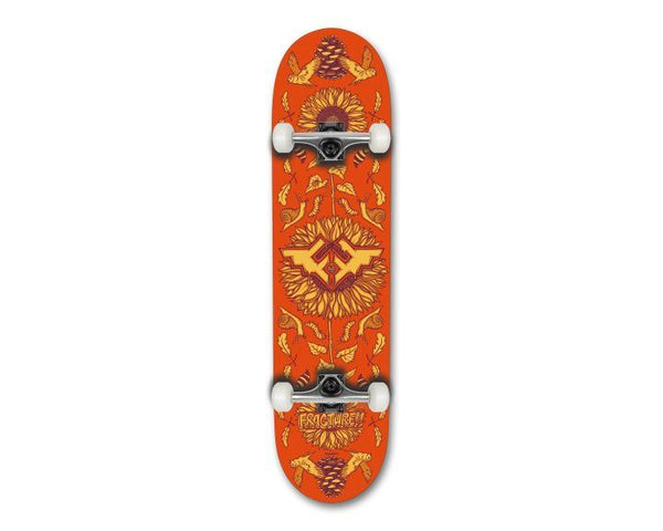 Fracture Fade Teal Skateboard Deck - 8.25