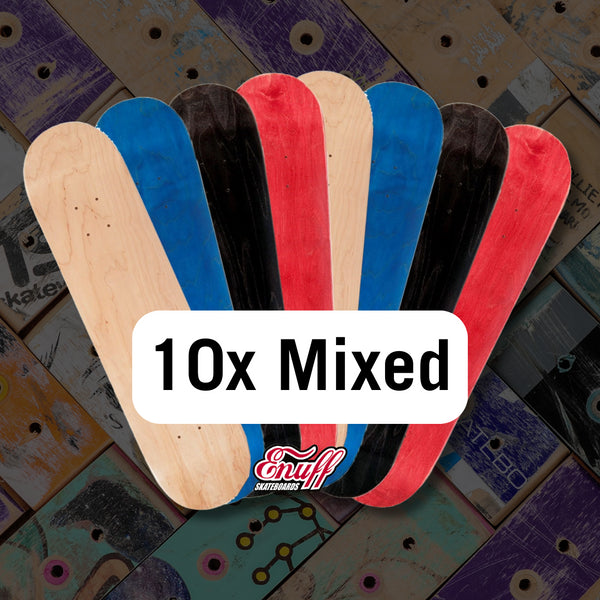 Enuff Blank Skateboard Decks - Assorted Colors & Sizes, Maple Wood, Perfect for Skating, Custom Art, DIY Projects, and Furniture - Skatewarehouse.co.uk