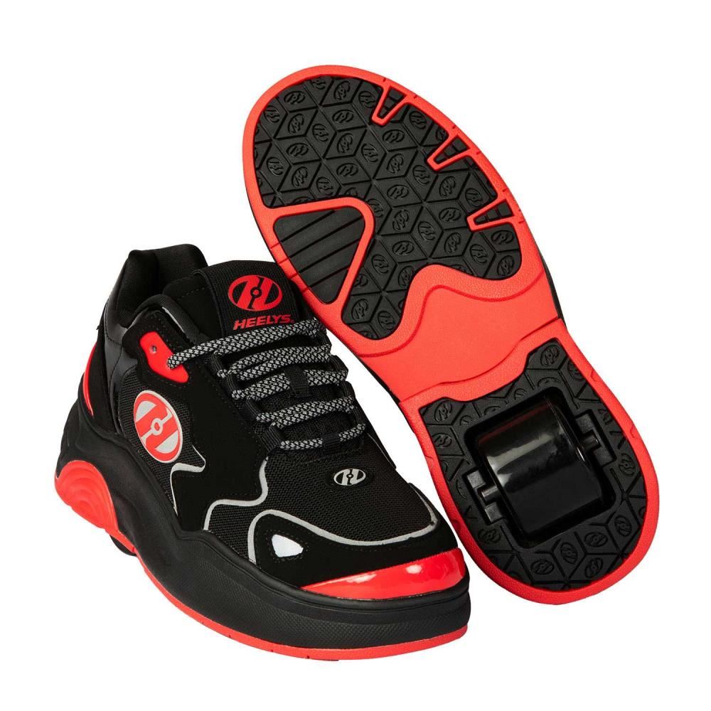 Heelys Mega Pro - Black / Red - Skatewarehouse.co.uk