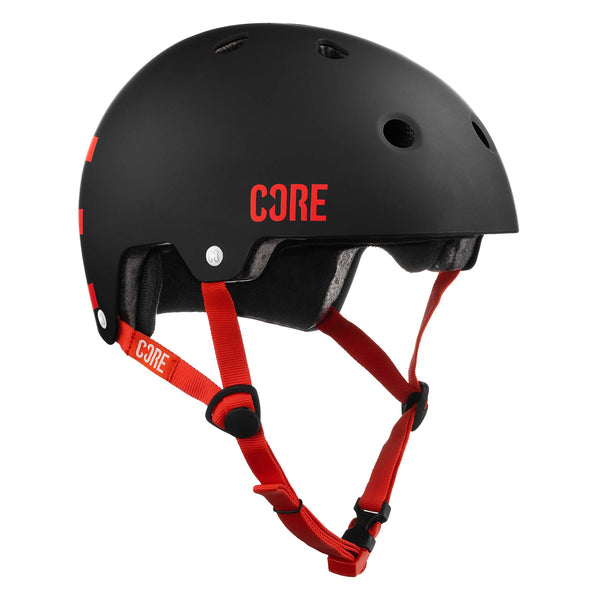 CORE Street Helmet - Black / Red