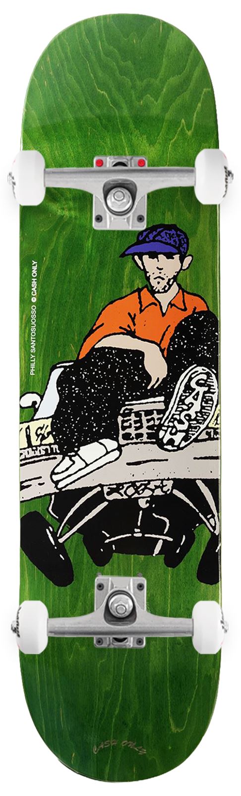 Cash Only Philly Santosuosso x Venom Custom Complete Skateboard - 8.5