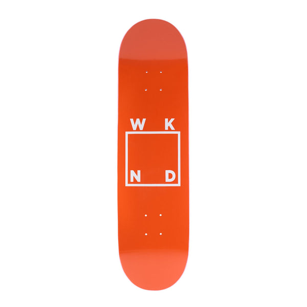 WKND Logo Board (WB) Orange Skateboard Deck - 8.125