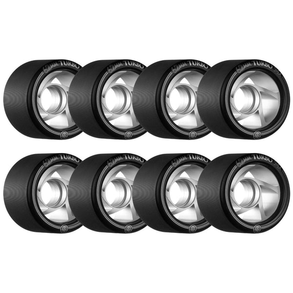 Rollerbones - Turbo Alu Hub Black (8) - / 94a Skateboard Wheels - 62mm