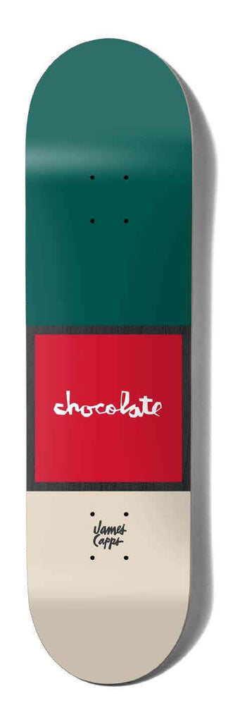 Chocolate Skateboard Red Square James Capps Skateboard Deck - 8.25" - Skatewarehouse.co.uk
