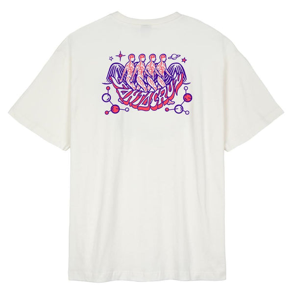 Santa Cruz T-Shirt Knibbs Minds Eye T-Shirt - Optic White - Skatewarehouse.co.uk