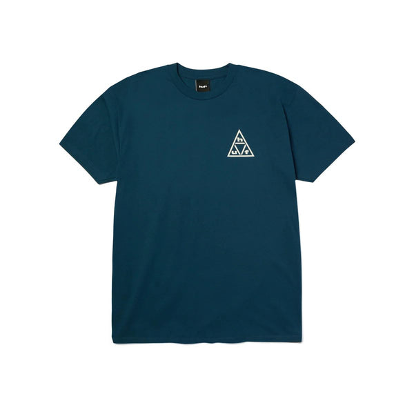 Triple Triangle SS Tee (Harbor Blue / White)