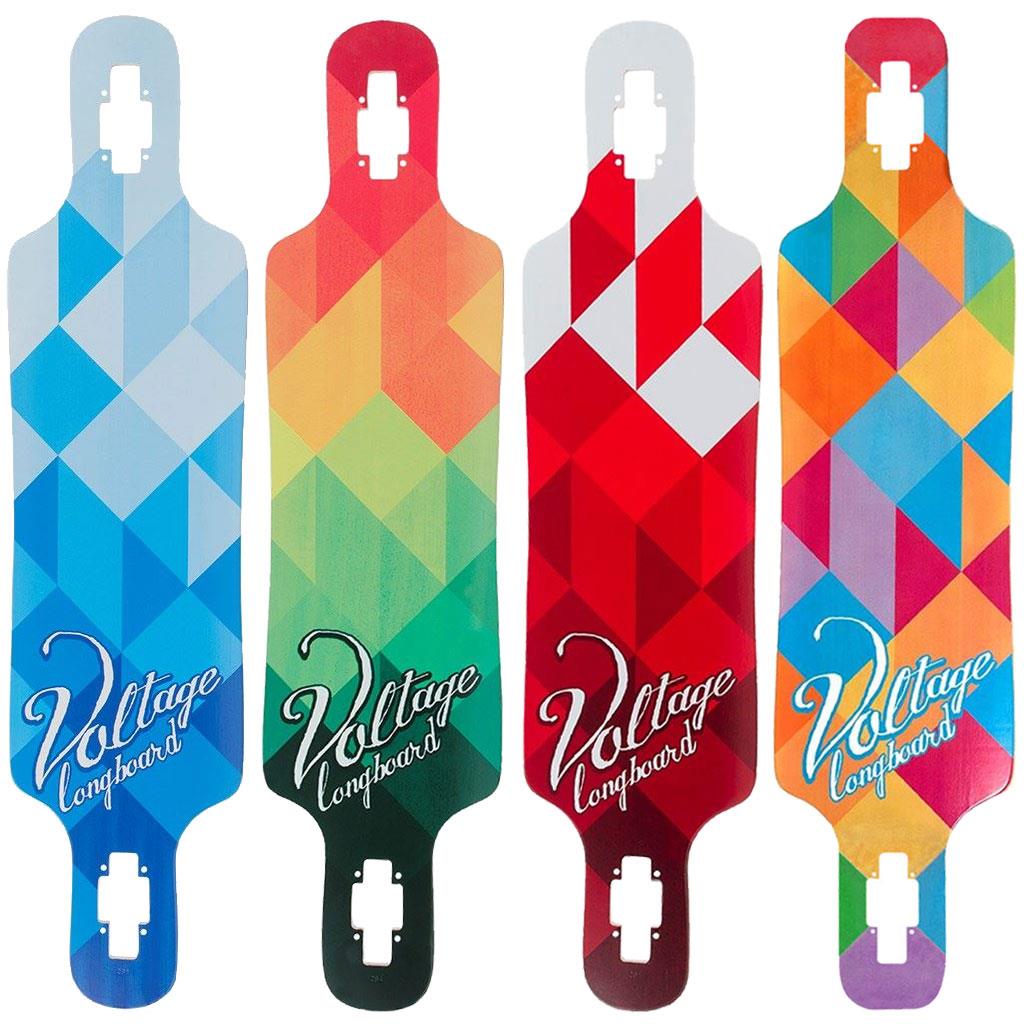 Voltage DT Longboard Skateboard Deck Only - 39.0" - Skatewarehouse.co.uk
