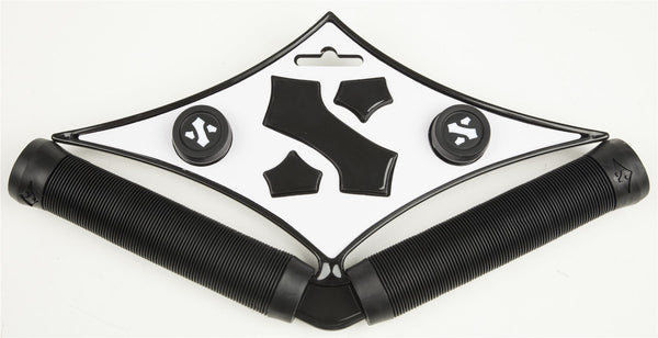 Sacrifice SPY Scooter Bar Grips - Black - Skatewarehouse.co.uk