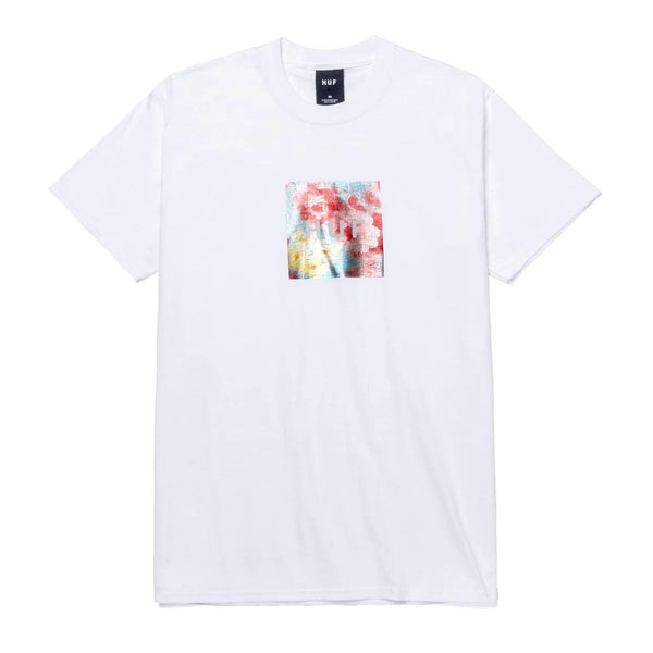HUF Foil Flower Box Logo S / S Tee (White) - S