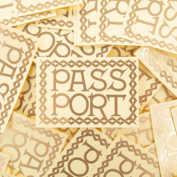 Pass~Port Invasive Logo Stickers - One Size