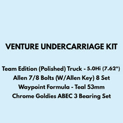 Venture Undercarriage Kit - 5.0Hi (7.62) Skateboard Trucks - 5.0" (Pair)