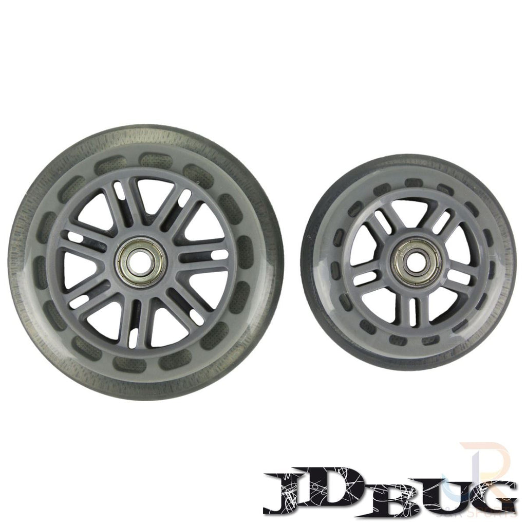 JD Junior Street inc Bearings (Clear) - 120mm / 100mm Scooter Wheels